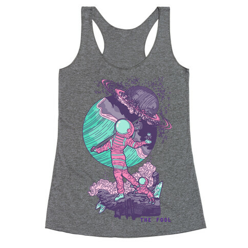 The Fool in Space Racerback Tank Top