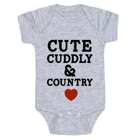 Cute Cuddly & Country Baby One-Piece