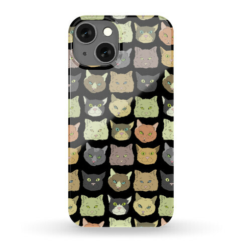 Cat Faces Pattern Phone Case