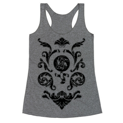 Female Toile Racerback Tank Top