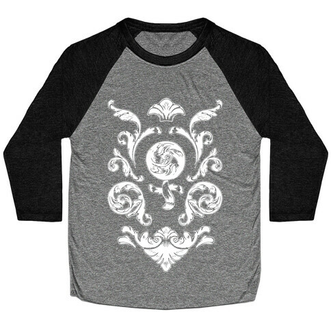 Female Toile Baseball Tee