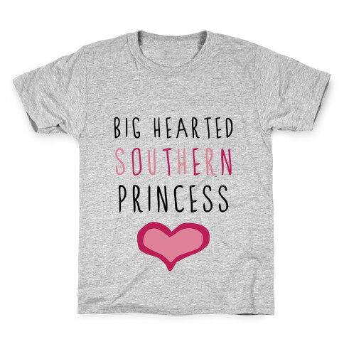 Big Hearted Southern Princess (Tank) Kids T-Shirt
