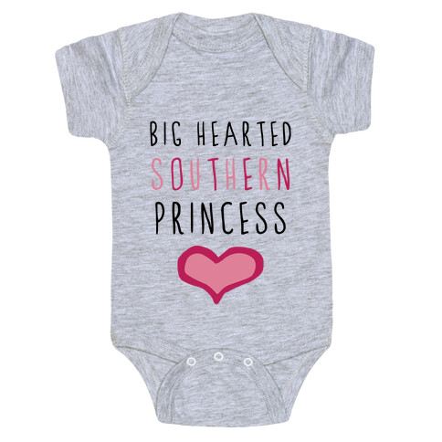 Big Hearted Southern Princess (Tank) Baby One-Piece