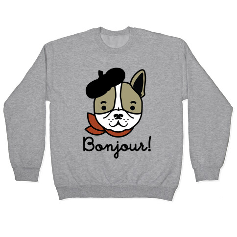 Bonjour French Bulldog Pullover