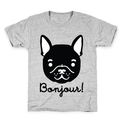 Bonjour French Bulldog Kids T-Shirt