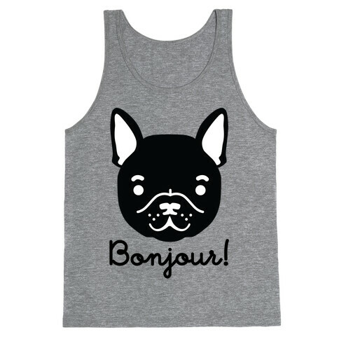 Bonjour French Bulldog Tank Top