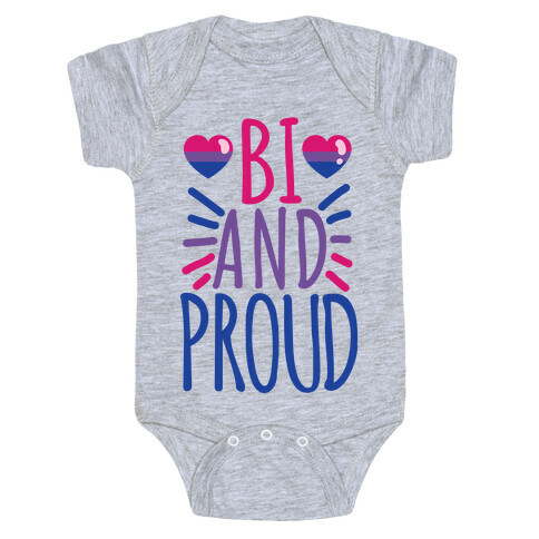 Bi And Proud Baby One-Piece