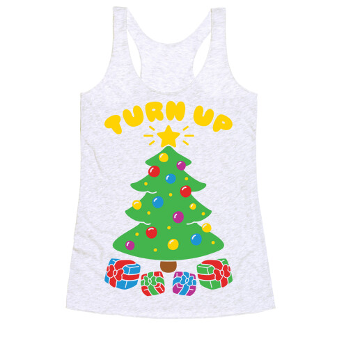 Turn Up The Tree Racerback Tank Top