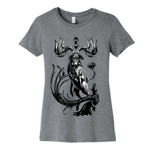 Three Eyed Elk Womens T-Shirt