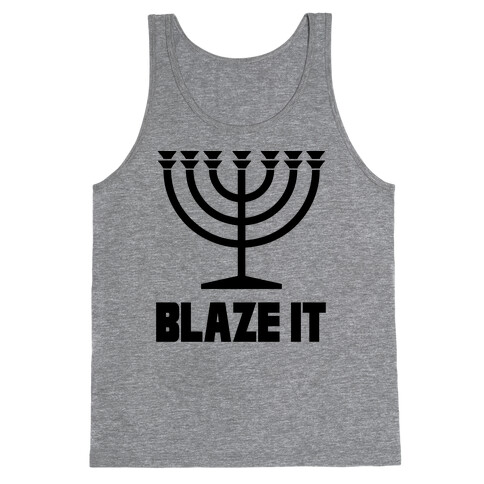 Blaze It Menorah Tank Top