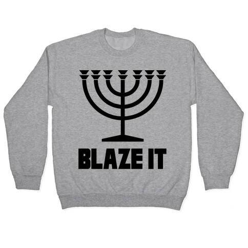 Blaze It Menorah Pullover