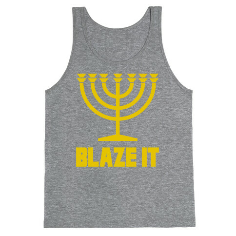 Blaze It Menorah Tank Top