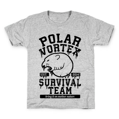 Polar Vortex Survival Team Kids T-Shirt