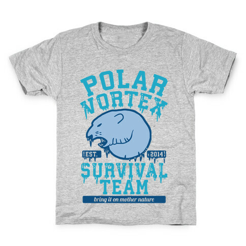 Polar Vortex Survival Team Kids T-Shirt