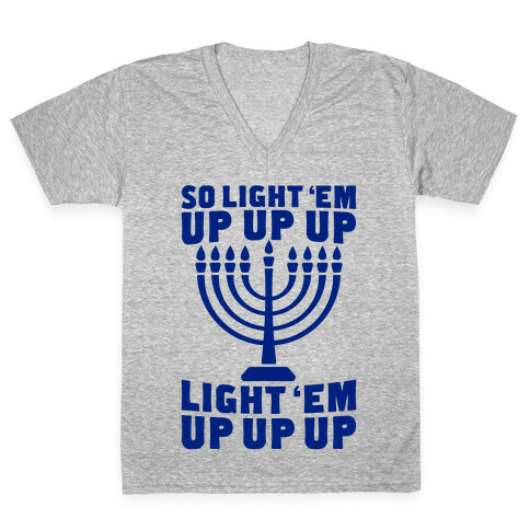 So Light 'Em Up V-Neck Tee Shirt