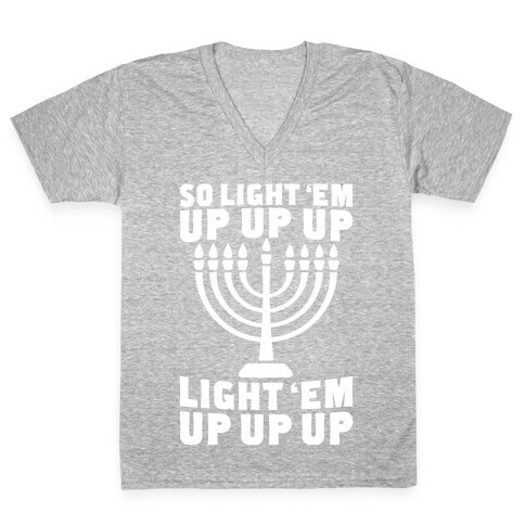 So Light 'Em Up V-Neck Tee Shirt