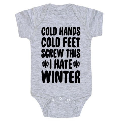 Cold Hands, Cold Feet, Screw This Baby One-Piece