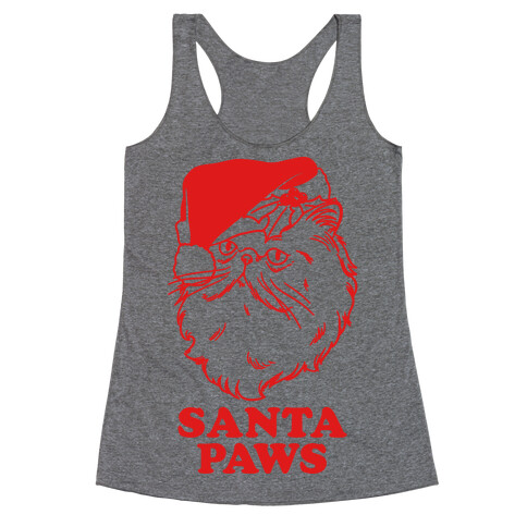 Santa Paws Racerback Tank Top