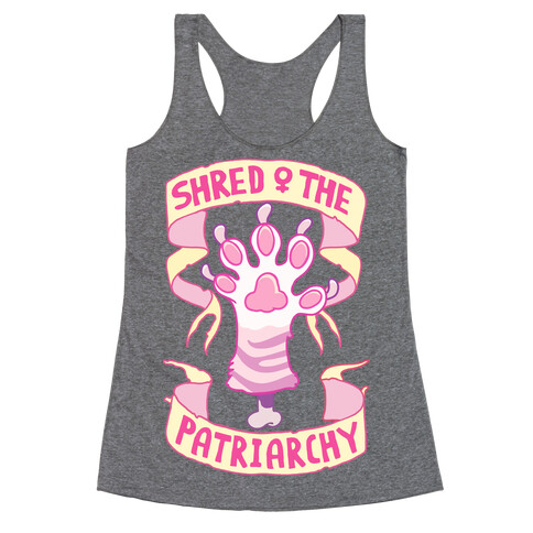 Shred the Patriarchy Racerback Tank Top