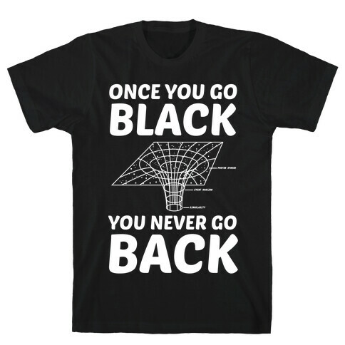 Once You Go Black You Never Go Back T-Shirt