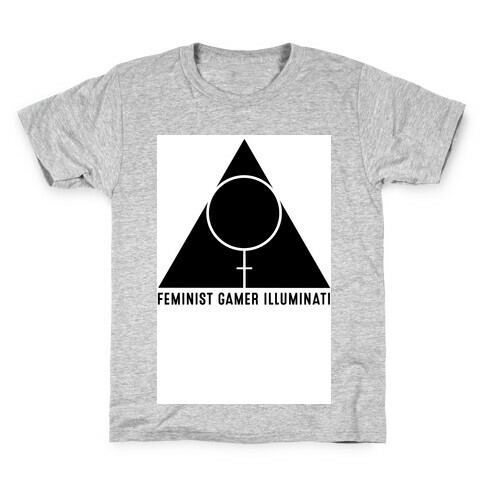 Feminist Gamer Illuminati Kids T-Shirt