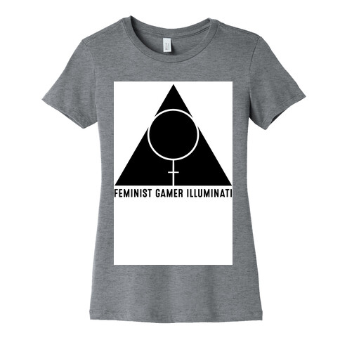 Feminist Gamer Illuminati Womens T-Shirt