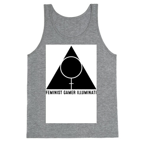 Feminist Gamer Illuminati Tank Top