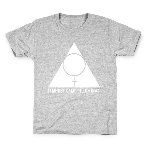 Feminist Gamer Illuminati Kids T-Shirt