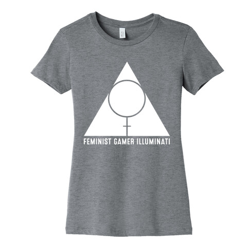 Feminist Gamer Illuminati Womens T-Shirt