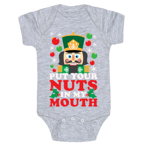 Put Your Nuts In My Mouth Baby One-Piece