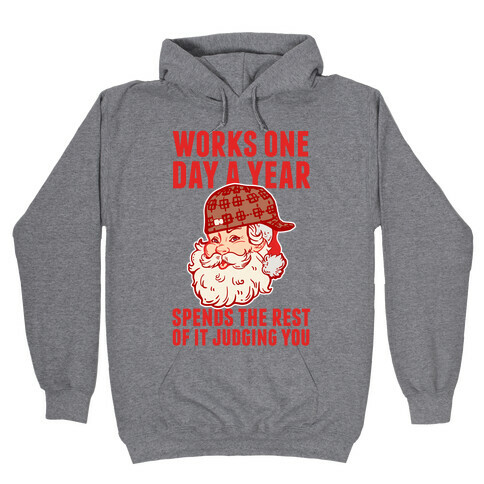 Scumbag Santa Hooded Sweatshirt