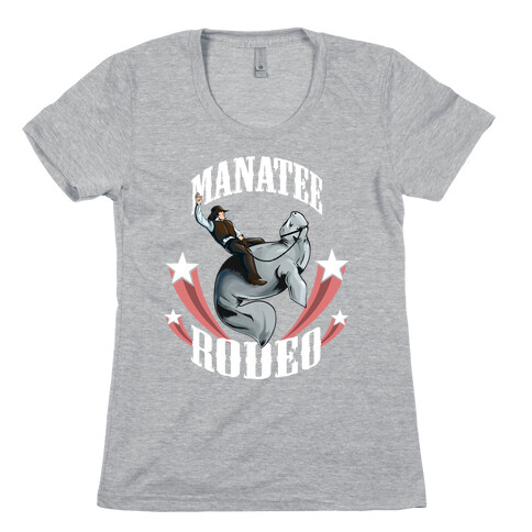 MANATEE RODEO (sweatshirt) Womens T-Shirt
