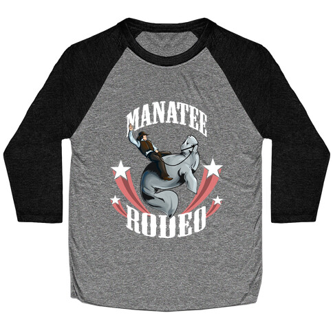 MANATEE RODEO (sweatshirt) Baseball Tee