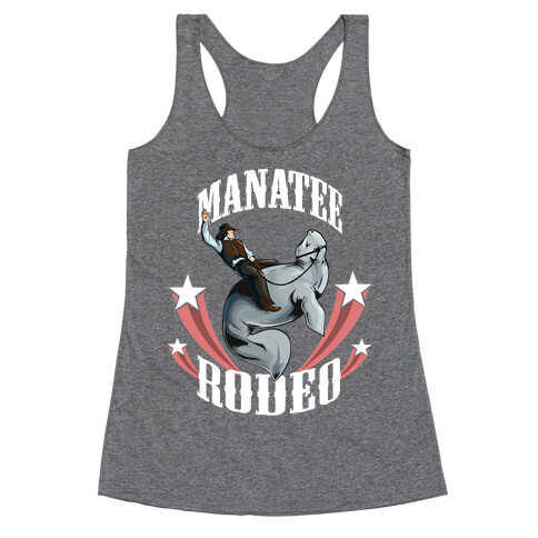 MANATEE RODEO (sweatshirt) Racerback Tank Top