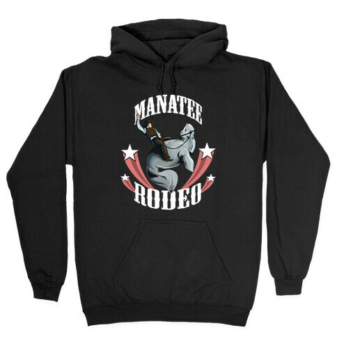 MANATEE RODEO (sweatshirt) Hooded Sweatshirt
