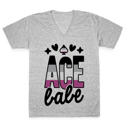 Ace Babe V-Neck Tee Shirt