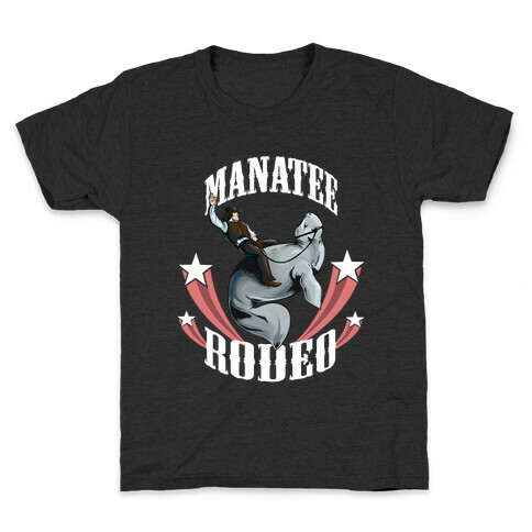 MANATEE RODEO Kids T-Shirt