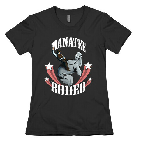 MANATEE RODEO Womens T-Shirt