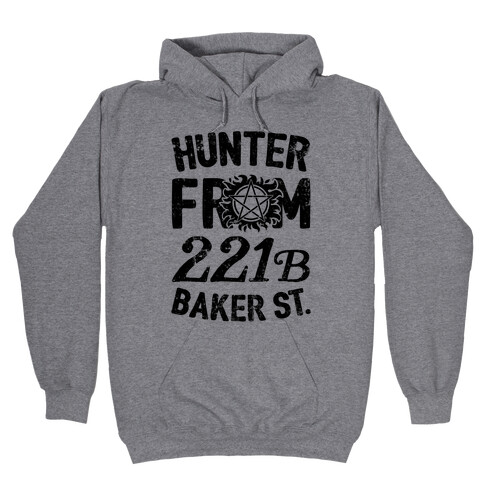 Hunter From 221B Baker St. Hooded Sweatshirt