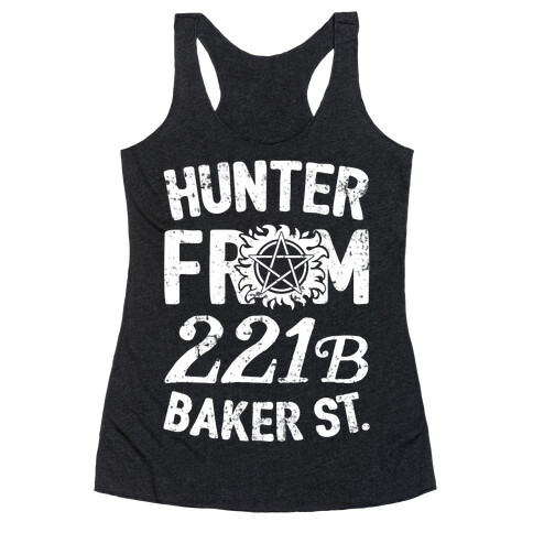 Hunter From 221B Baker St. Racerback Tank Top