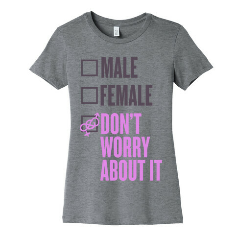 I am Genderfluid Check List Womens T-Shirt