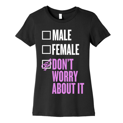 I am Genderfluid Check List Womens T-Shirt