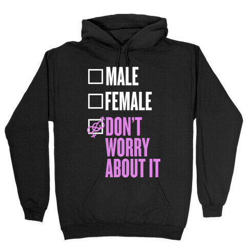 I am Genderfluid Check List Hooded Sweatshirt