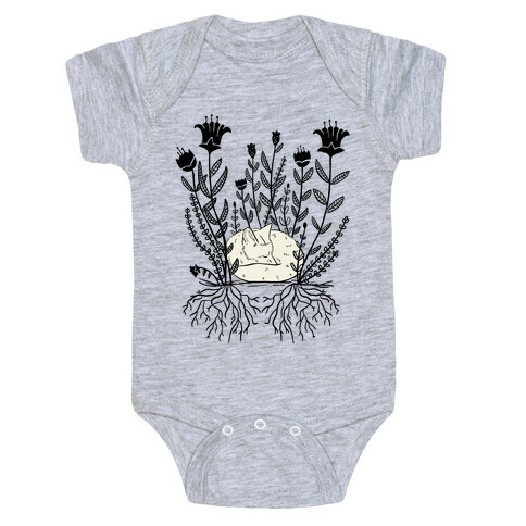 Sleeping Fox Baby One-Piece