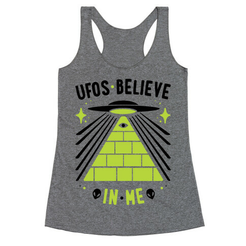 UFOS Believe In Me Racerback Tank Top