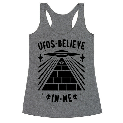 UFOS Believe In Me Racerback Tank Top