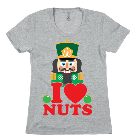I Heart Nuts -Nutcracker Womens T-Shirt