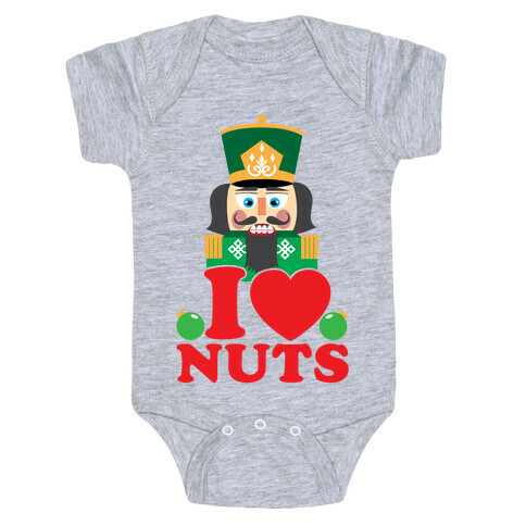 I Heart Nuts -Nutcracker Baby One-Piece