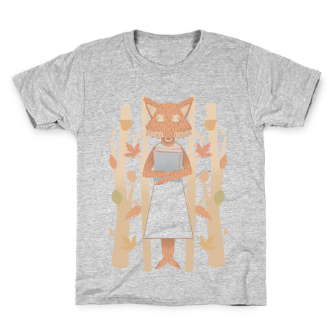 Well Read Fox Kids T-Shirt