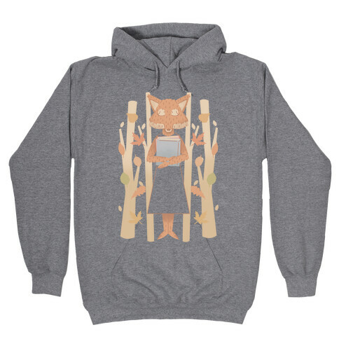 Well Read Fox Hooded Sweatshirt